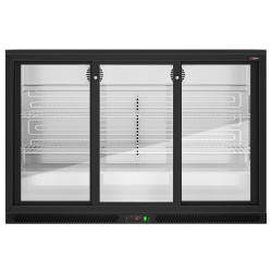 Барная холодильная витрина GGM Gastro BKTG320SSNN (Black) Thumb