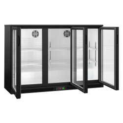 Барная холодильная витрина GGM Gastro BKTG3SNN (Black) Thumb