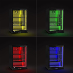 Барная холодильная витрина GGM Gastro BKTLG1SN RGB (Black) Thumb