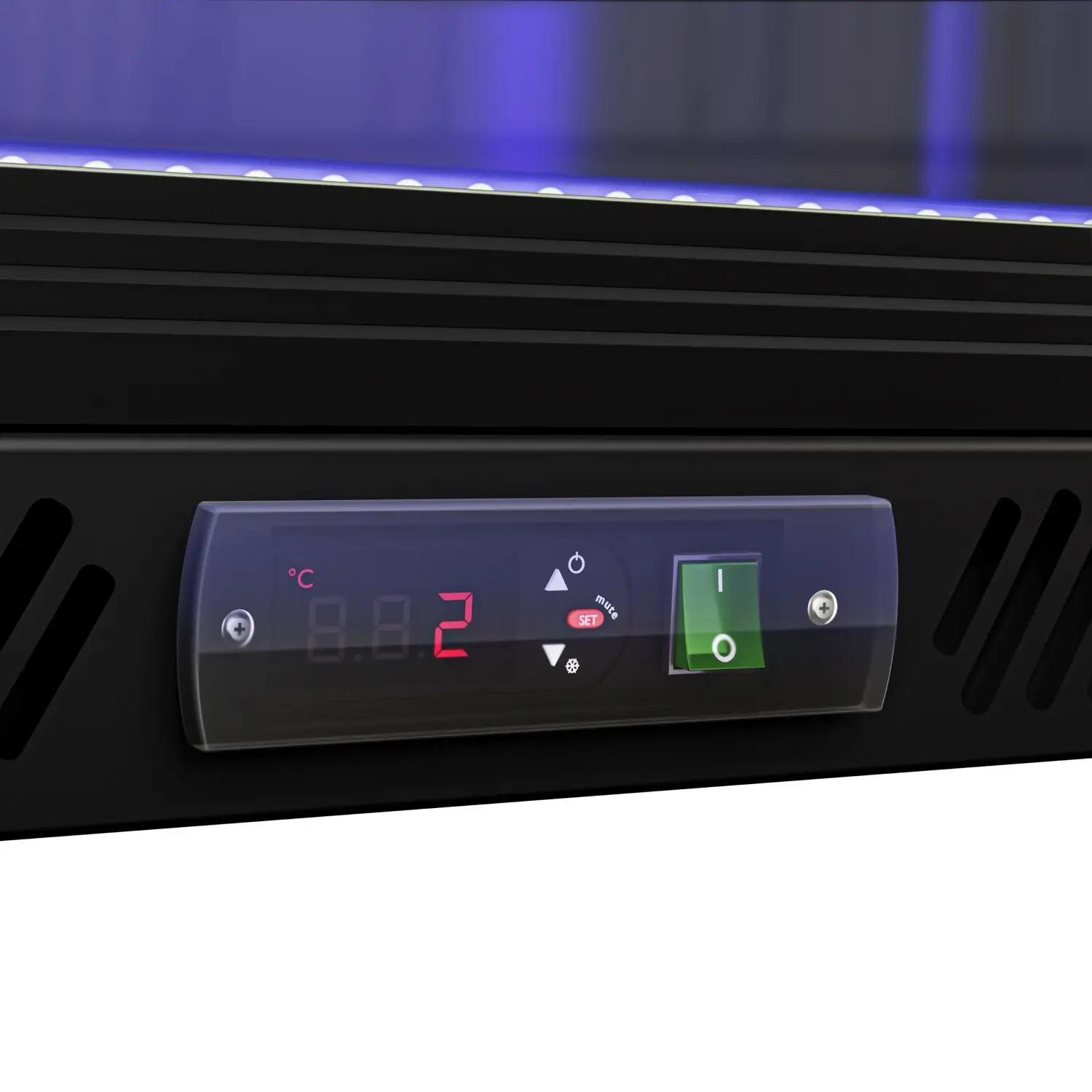 Барная холодильная витрина GGM Gastro BKTLG1SN RGB (Black) - 8