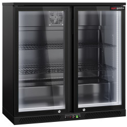 Барная холодильная витрина GGM Gastro BKTLG220SN RGB (Black) Thumb