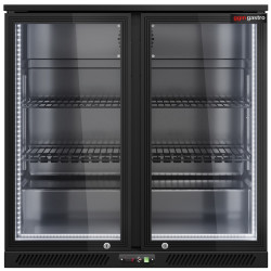 Барная холодильная витрина GGM Gastro BKTLG220SN RGB (Black) Thumb