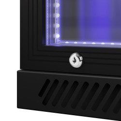 Барная холодильная витрина GGM Gastro BKTLG220SN RGB (Black) Thumb