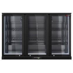 Барная холодильная витрина GGM Gastro BKTLG320SNN RGB (Black) Thumb