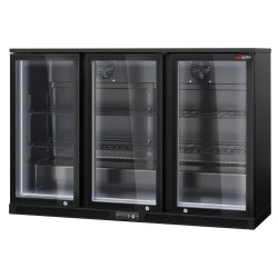 Барная холодильная витрина GGM Gastro BKTLG320SNN RGB (Black) Thumb
