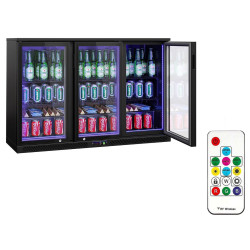 Барная холодильная витрина GGM Gastro BKTLG320SNN RGB (Black) Thumb