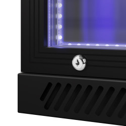 Барная холодильная витрина GGM Gastro BKTLG320SNN RGB (Black) Thumb