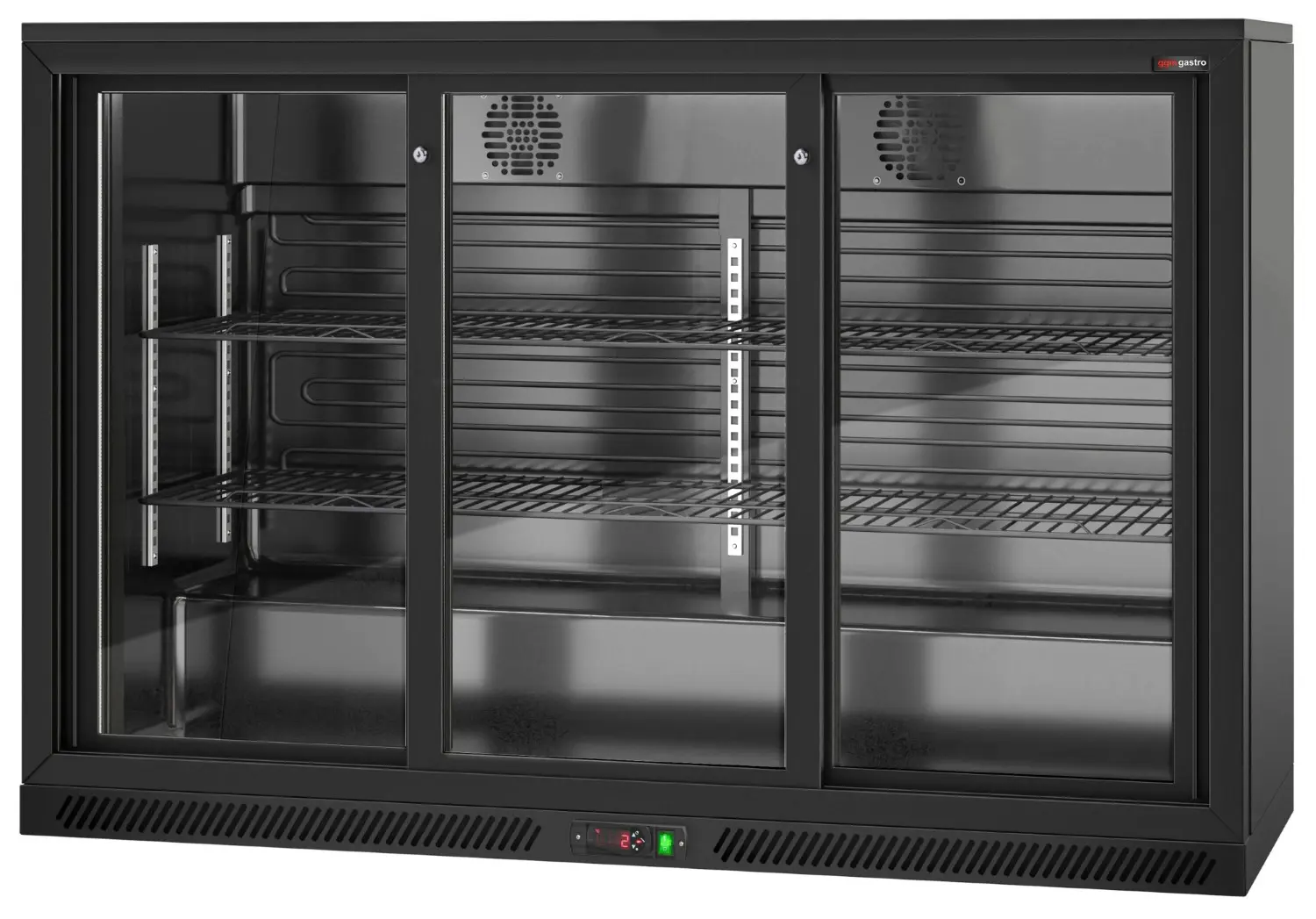 Барная холодильная витрина GGM Gastro BKTSTG320NN (Black) - 5