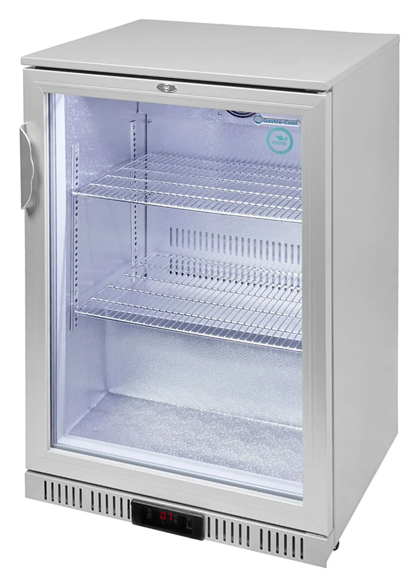 Барная холодильная витрина GGM Gastro-Cool 215403 (Silver) - 2