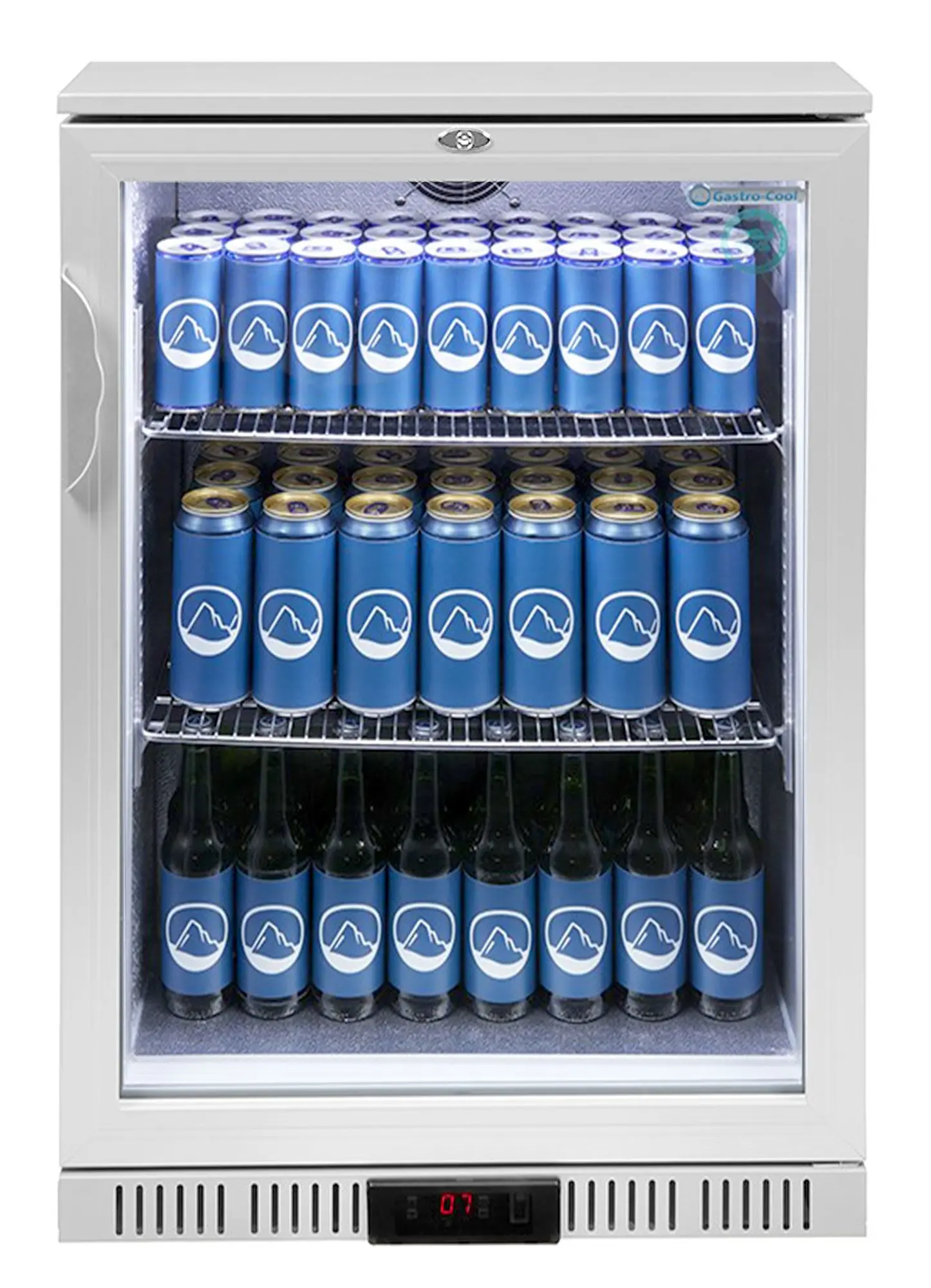 Барная холодильная витрина GGM Gastro-Cool 215403 (Silver) - 4