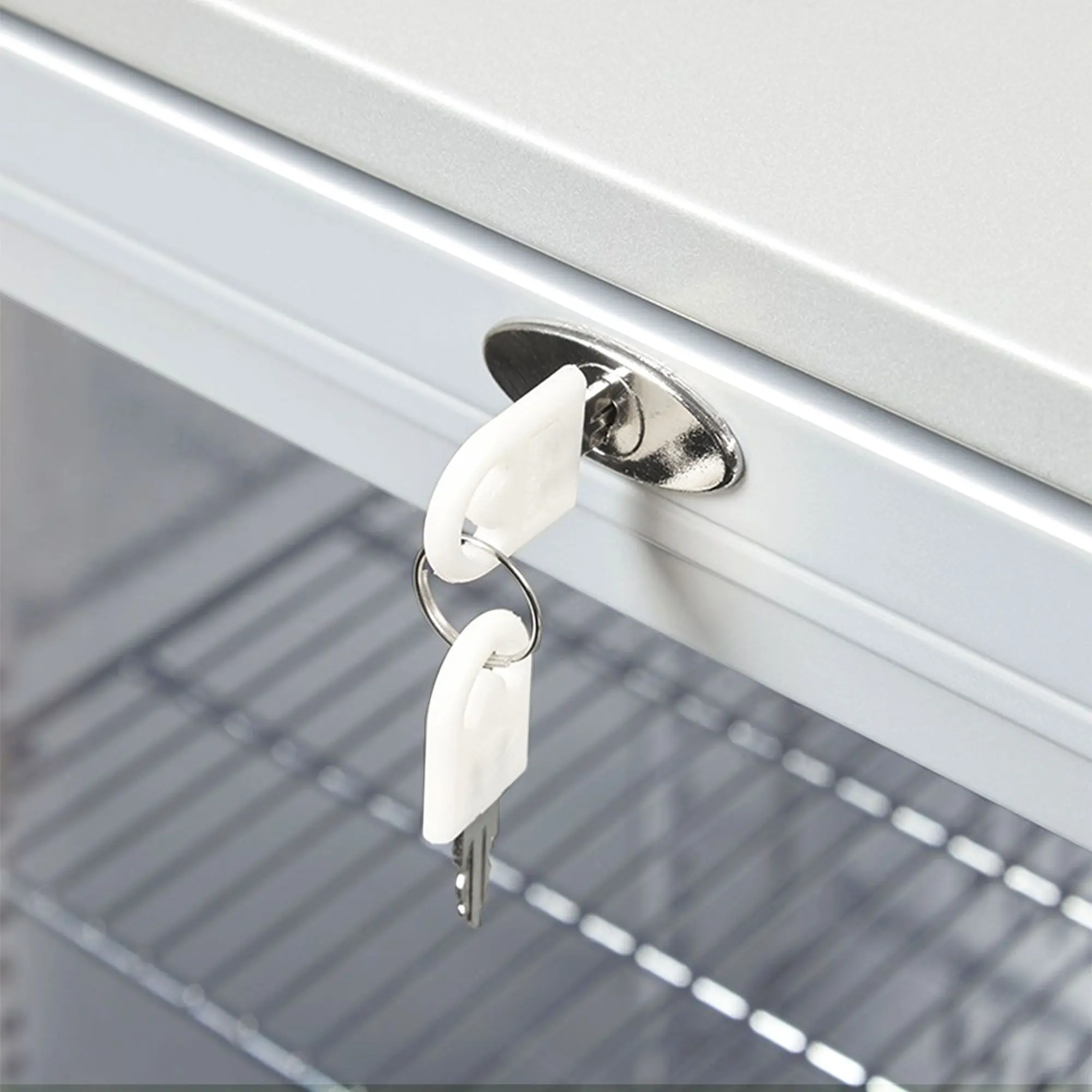 Барная холодильная витрина GGM Gastro-Cool 215403 (Silver) - 8