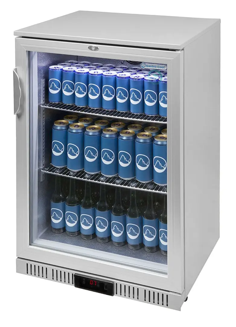 Барная холодильная витрина GGM Gastro-Cool 215403 (Silver)