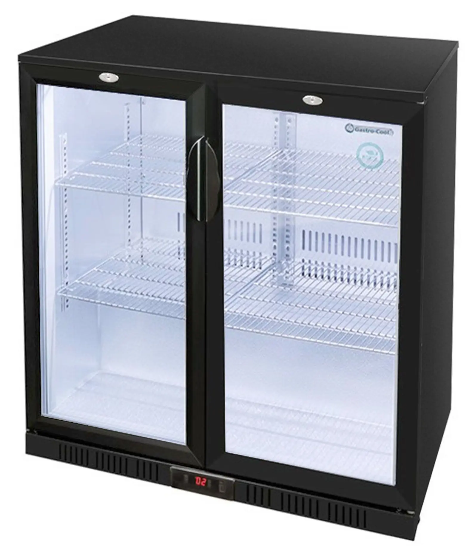Барная холодильная витрина GGM Gastro-Cool 216103 (Black) - 2