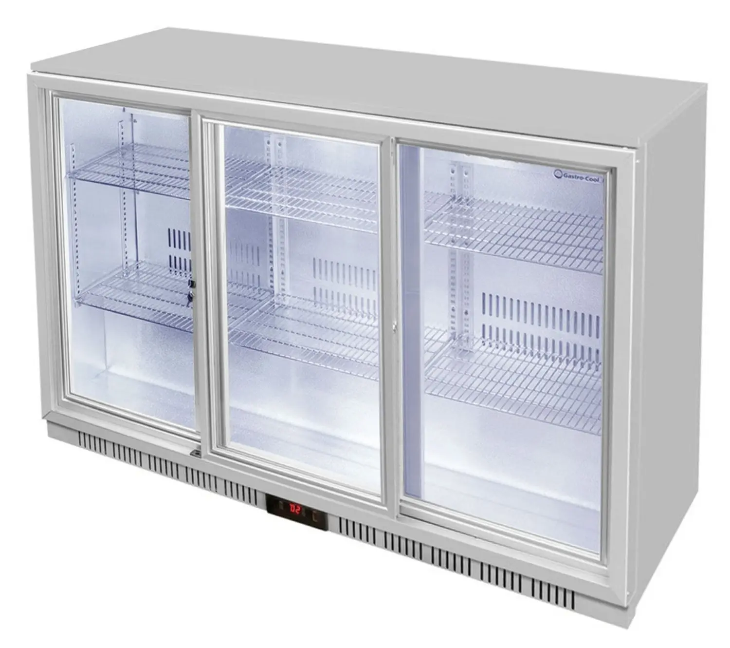 Барная холодильная витрина GGM Gastro-Cool 217402 (Silver) - 2
