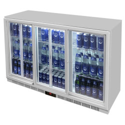 Барная холодильная витрина GGM Gastro-Cool 217402 (Silver)