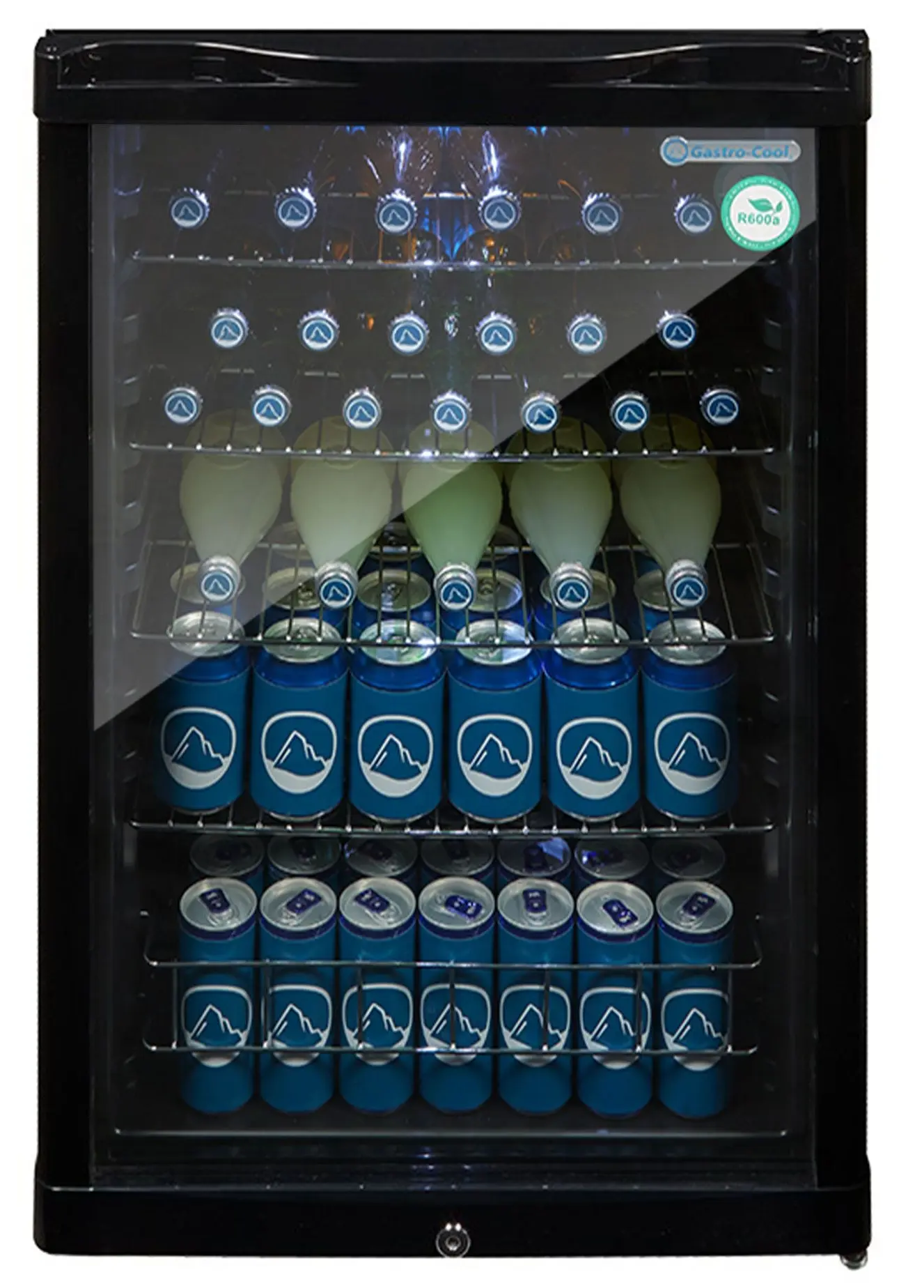 Барная холодильная витрина GGM Gastro-Cool 248100 (Black) - 4