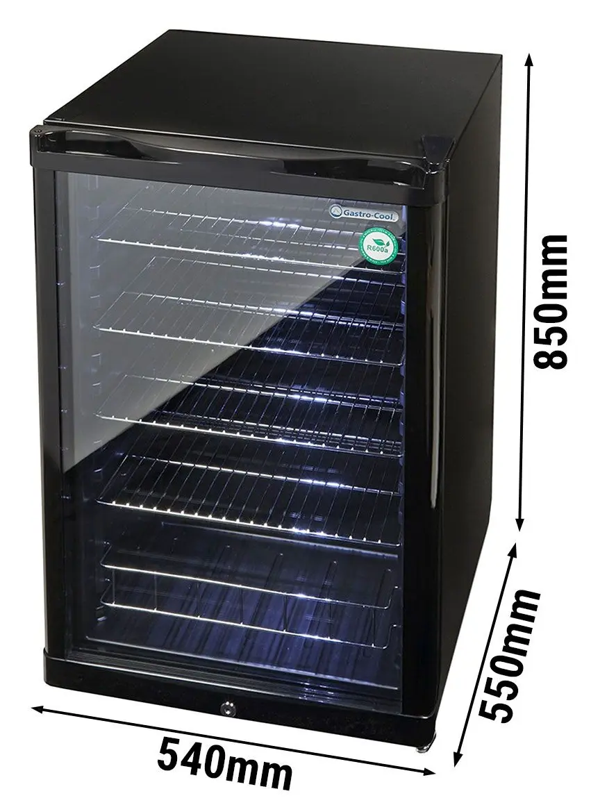Барная холодильная витрина GGM Gastro-Cool 248100 (Black) - 10
