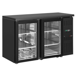 Барная холодильная витрина GGM Gastro KTGTH145 (Black) Thumb