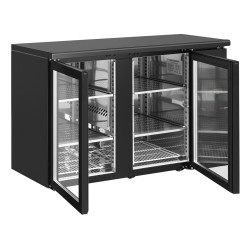 Барная холодильная витрина GGM Gastro KTGTH145 (Black) Thumb
