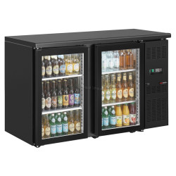 Барная холодильная витрина GGM Gastro KTGTH145 (Black)