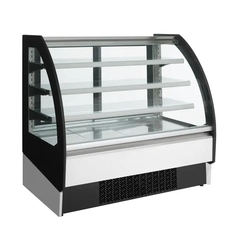 Vitrina frigorifica de prezentare GGM Gastro KUI108A-A (Black/White)