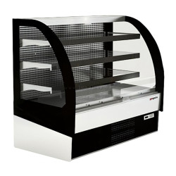 Демонстрационная холодильная витрина GGM Gastro KUI138B-A (Black/White)