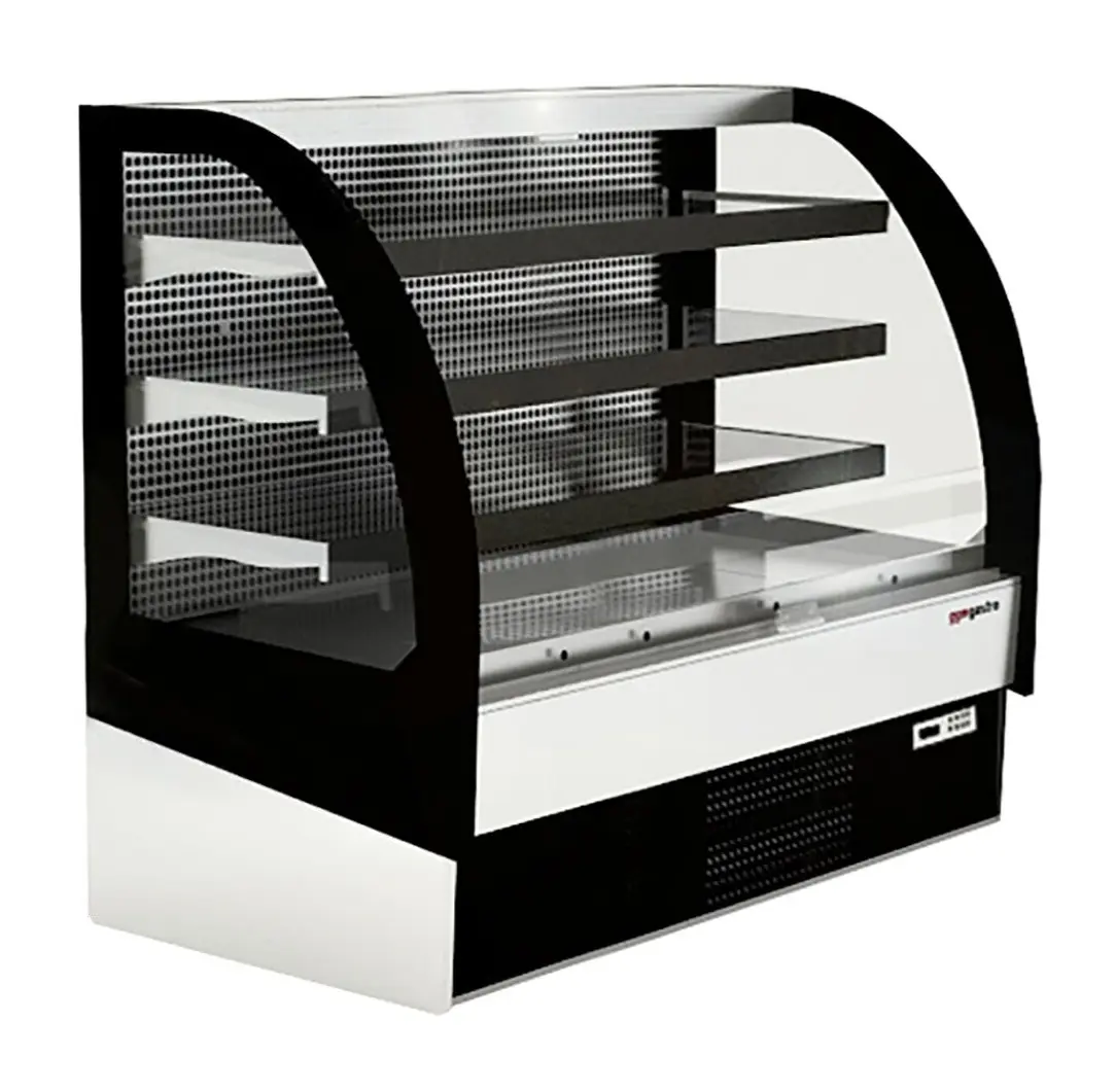 Vitrina frigorifica pentru demonstrare GGM Gastro KUI138B-A (Black/White)
