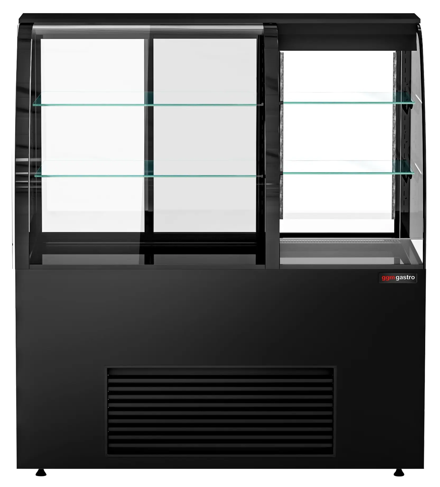 Демонстрационная холодильная витрина GGM Gastro KUTAL141N (Black) - 3