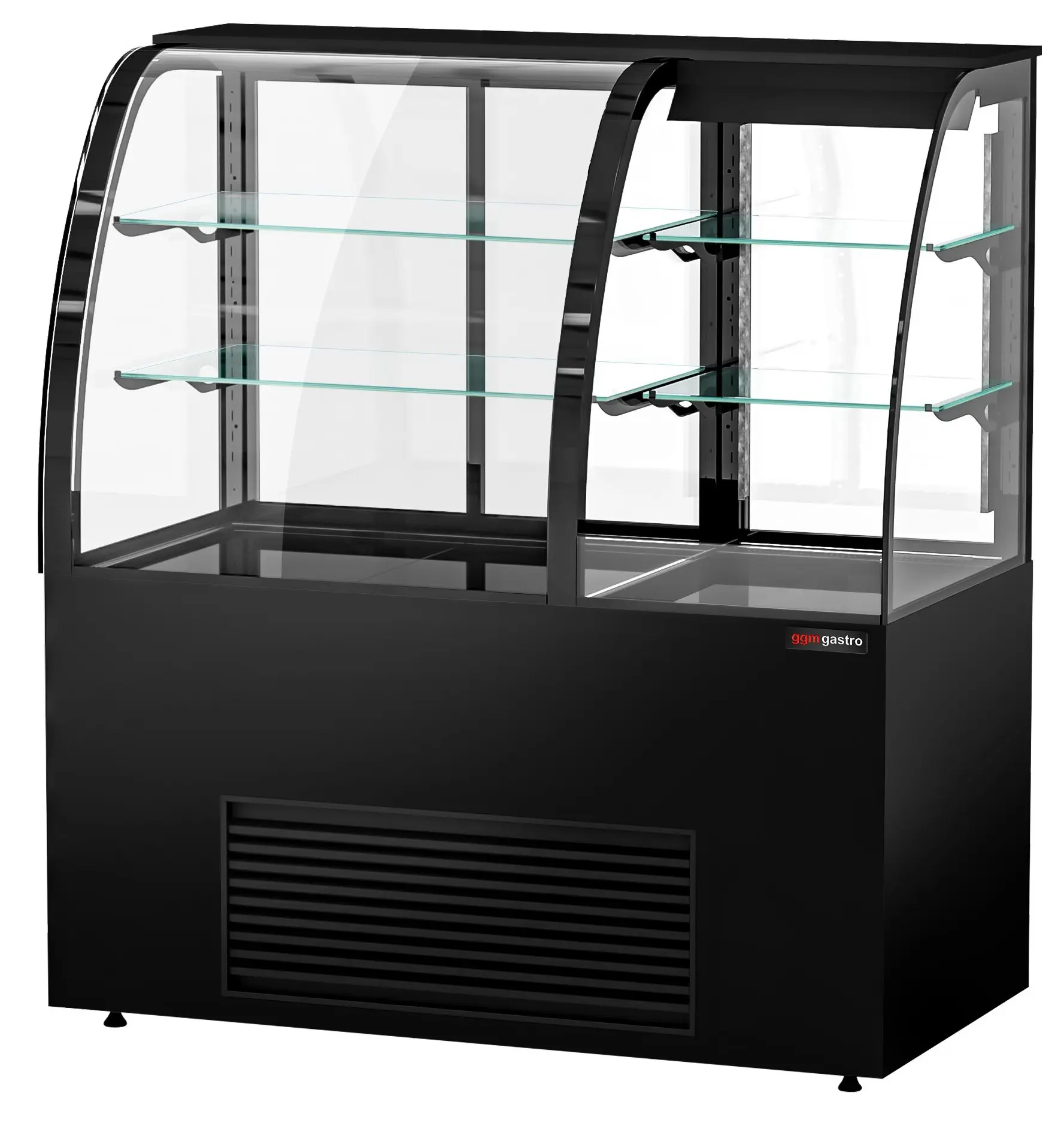 Демонстрационная холодильная витрина GGM Gastro KUTAL141N (Black) - 4