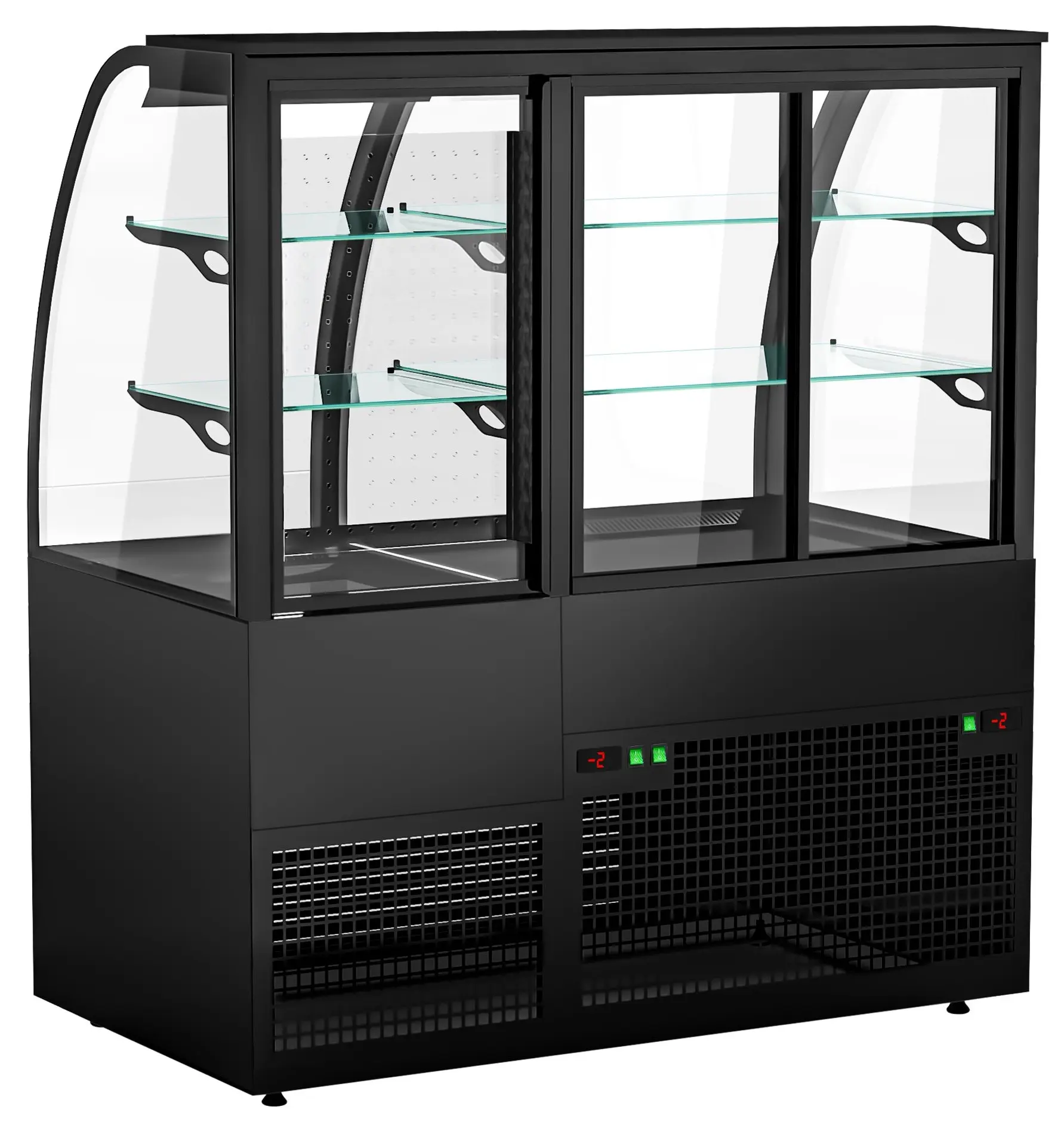 Демонстрационная холодильная витрина GGM Gastro KUTAL141N (Black) - 5