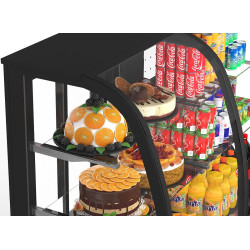 Vitrina frigorifica de prezentare GGM Gastro KUTSE141 (Black) Thumb