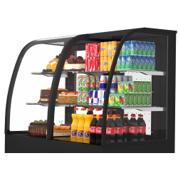 Vitrina frigorifica de prezentare GGM Gastro KUTSE141 (Black) Thumb