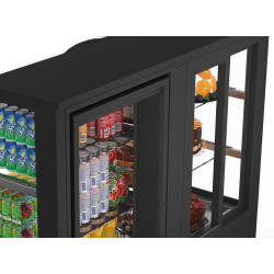Vitrina frigorifica de prezentare GGM Gastro KUTSE141 (Black) Thumb