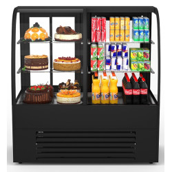Vitrina frigorifica de prezentare GGM Gastro KUTSE141 (Black) Thumb