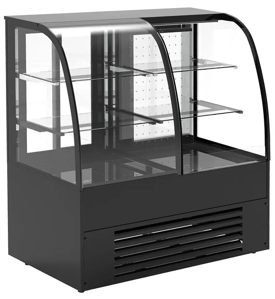 Vitrina frigorifica de prezentare GGM Gastro KUTSE141 (Black) - 4