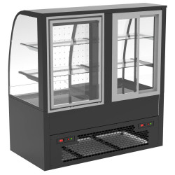 Vitrina frigorifica de prezentare GGM Gastro KUTSE141 (Black) Thumb