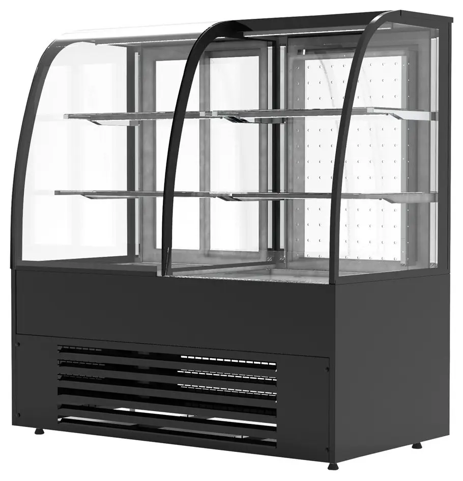 Vitrina frigorifica de prezentare GGM Gastro KUTSE141 (Black) - 6