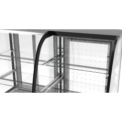 Vitrina frigorifica de prezentare GGM Gastro KUTSE141 (Black) Thumb