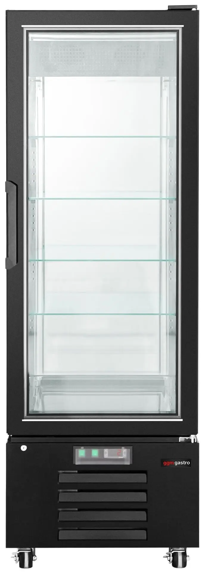 Vitrina frigorifica de prezentare GGM Gastro PKVH340 (Black) - 2