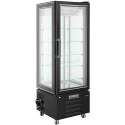 Vitrina frigorifica de prezentare GGM Gastro PKVH340 (Black)