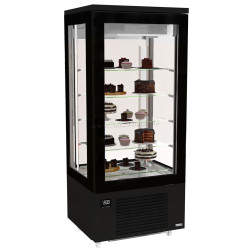 Демонстрационная холодильная витрина GGM Gastro PVF400 (Black)