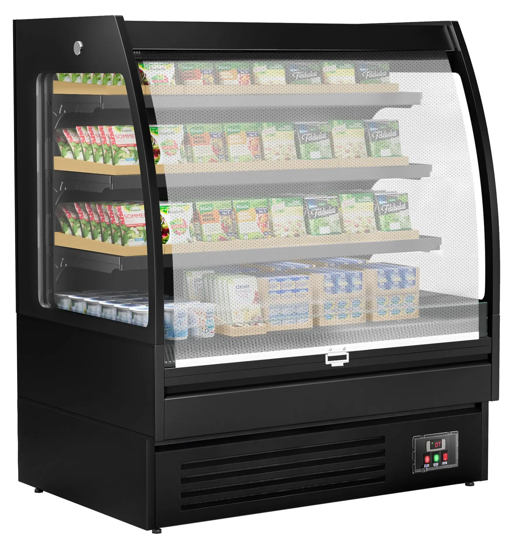 Vitrina frigorifica de prezentare GGM Gastro WKBL128R (Black) - 3