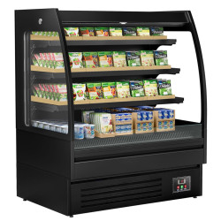 Демонстрационная холодильная витрина GGM Gastro WKBL128R (Black)