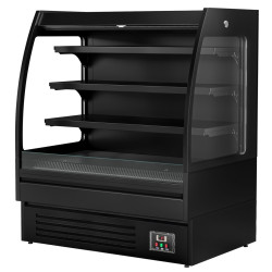 Vitrina frigorifica de prezentare GGM Gastro WKBL128R (Black) Thumb
