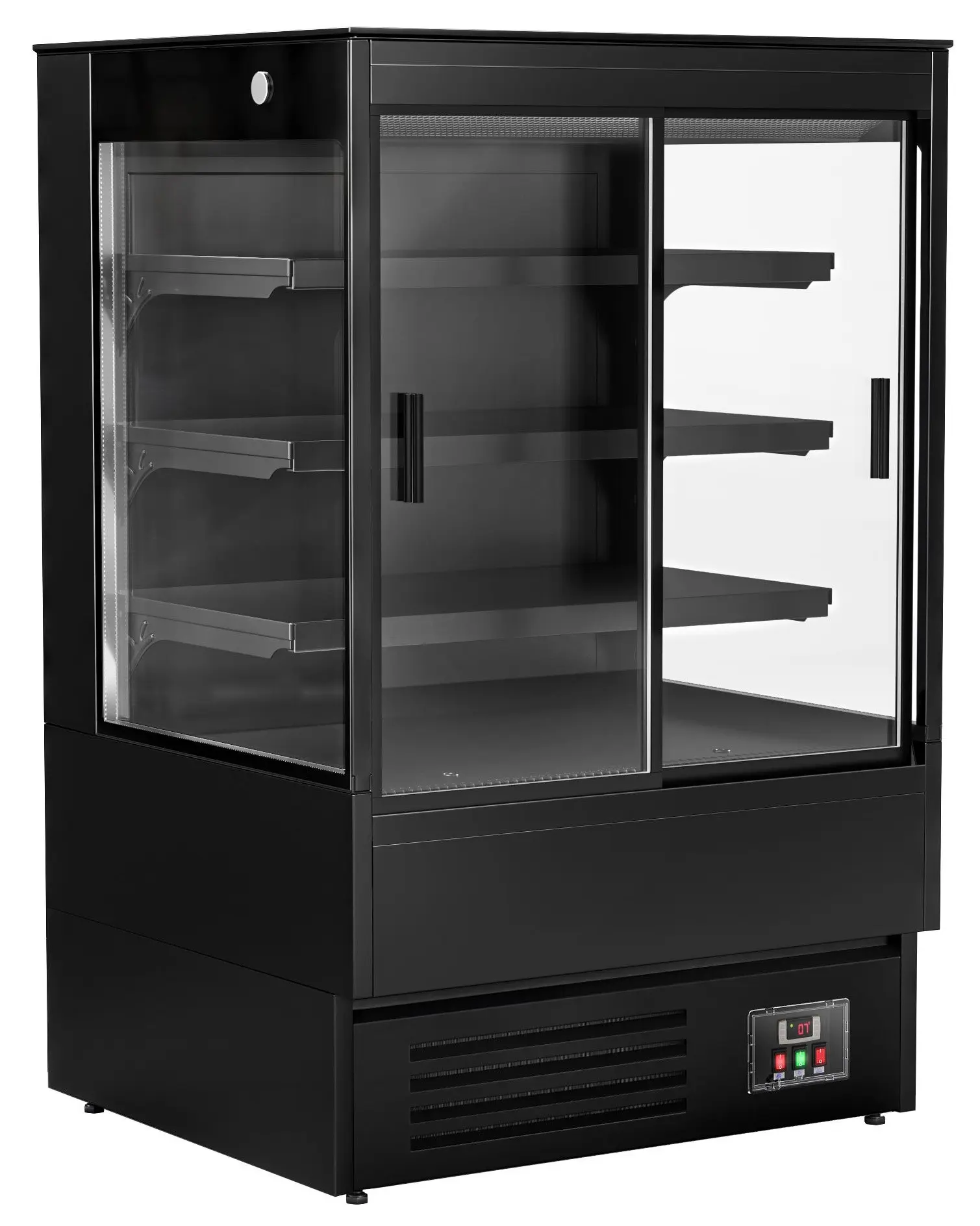 Демонстрационная холодильная витрина GGM Gastro WKBL98ESD (Black) - 2