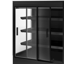 Демонстрационная холодильная витрина GGM Gastro WKBL98ESD (Black) Thumb