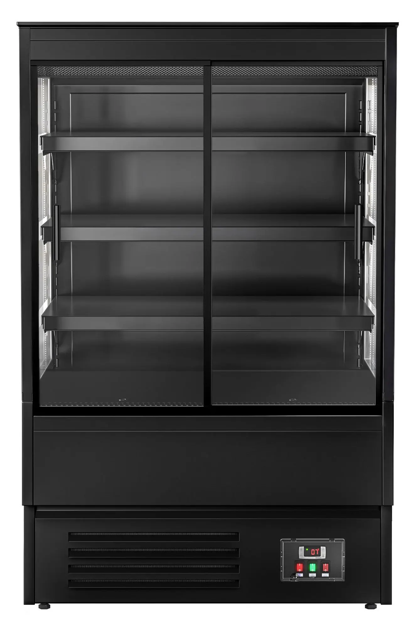 Демонстрационная холодильная витрина GGM Gastro WKBL98ESD (Black) - 3