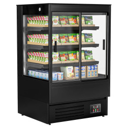 Демонстрационная холодильная витрина GGM Gastro WKBL98ESD (Black)