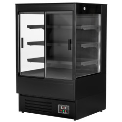 Демонстрационная холодильная витрина GGM Gastro WKBL98ESD (Black) Thumb