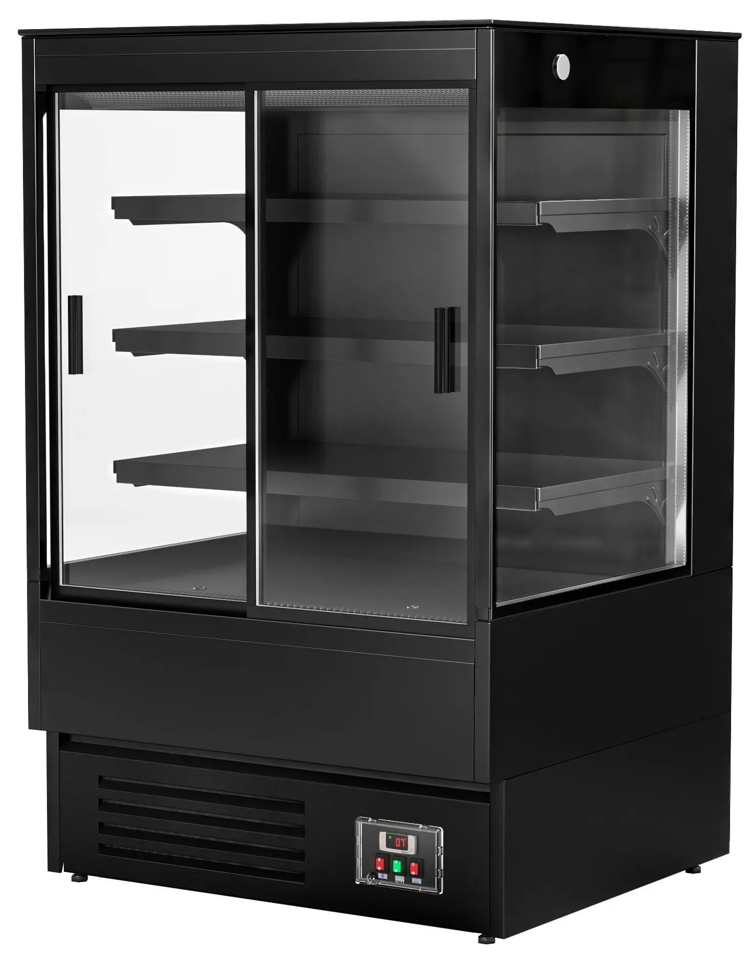 Демонстрационная холодильная витрина GGM Gastro WKBL98ESD (Black) - 4